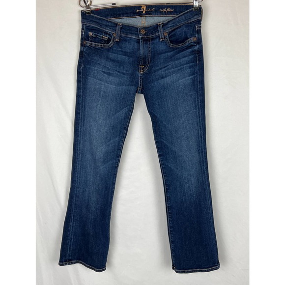 7 For All Mankind Denim - 7 for All Mankind, Crop Flare Size 29